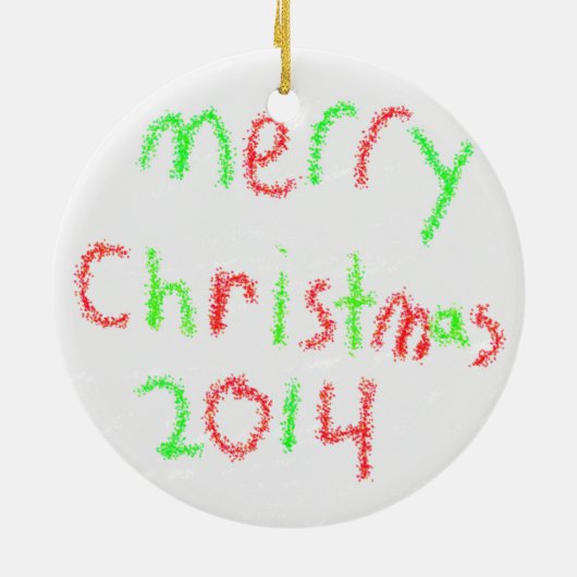 Ornement 2014 de famille (Dos)