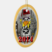 Ornement 2014 de Noël de récidiviste (Droite)