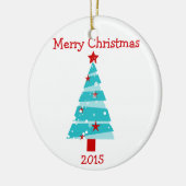 Ornement 2015 d'arbre de Joyeux Noël (Gauche)