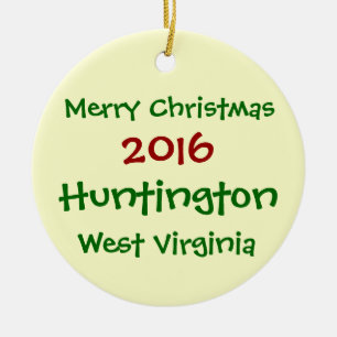 ORNEMENT 2016 DE NOËL DE HUNTINGTON LA VIRGINIE