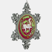 Ornement 2017 de Noël de Holidaze de vison (Gauche)