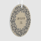 Ornement 2018 de guirlande-conception de bonne (devant)