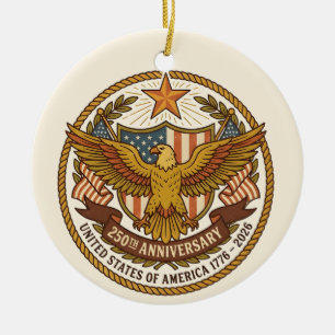 Ornement 250e anniversaire d'Amérique États-Unis 2
