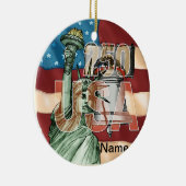 Ornement 250e anniversaire Liberté USA (Droite)