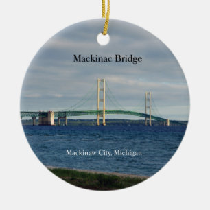 Ornement à double face de pont de Mackinac