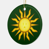 Ornement à énergie solaire de Glyph de Sun (Gauche)