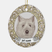 ornement à la mémoire du Terrier Cairn (Gauche)
