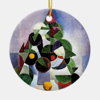 Ornement Abstrait d'arbre de Noël