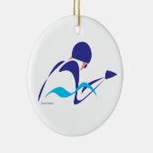 Ornement abstrait du nageur 2 de brasse (Droite)