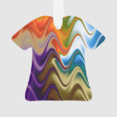 Ornement Abstrait Multicolore Ondulé (dos)