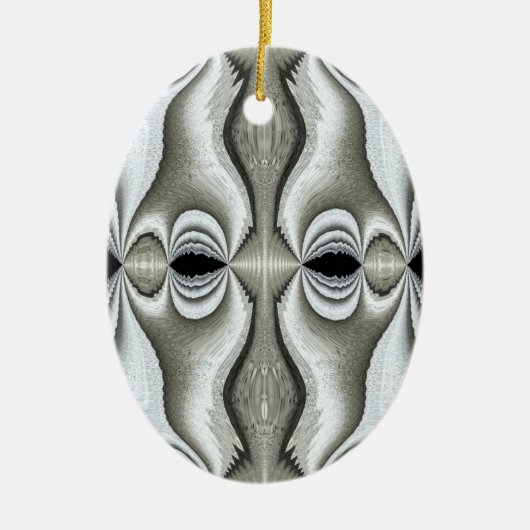 Ornement Abstrait noir et blanc 2 (Devant)