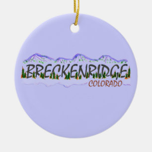 Ornement accrochant de Breckenridge le Colorado