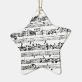 Ornement accrochant de musique de Bach (Gauche)