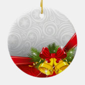 Ornement accrochant de Noël de Boston Terrier (Dos)