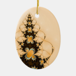 Ornement accrochant jaune d'arbre de Noël