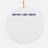 Ornement acrylique américain fier de la présidence (Dos)