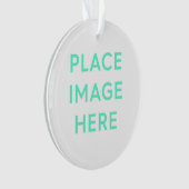 Ornement acrylique, Cercle (devant)