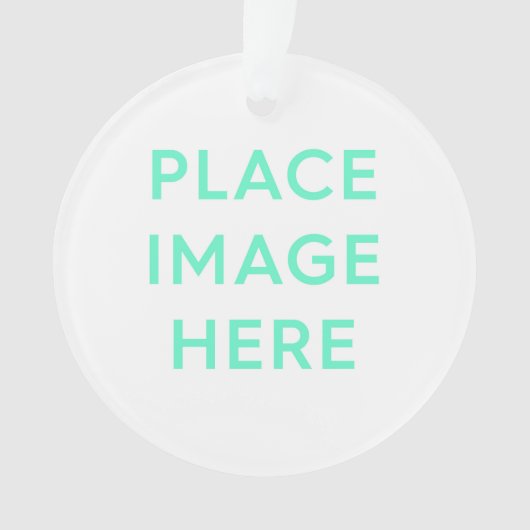 Ornement acrylique, Cercle (devant)