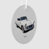 Ornement acrylique convertible blanc 1955 (devant)