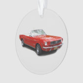 Ornement acrylique convertible rouge 1966 (devant)