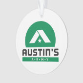 Ornement acrylique courageux et fort (devant)