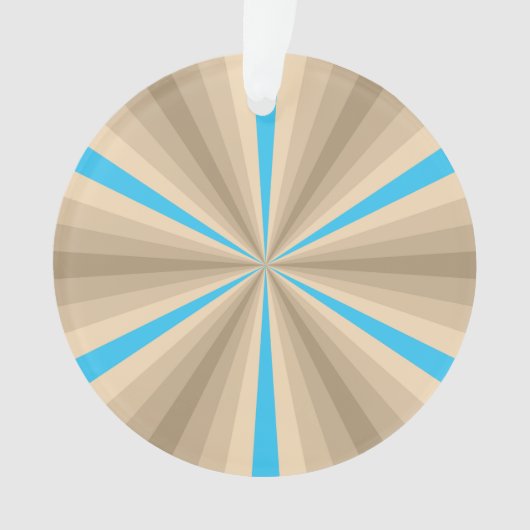 Ornement acrylique de l'illusion estivale (devant)