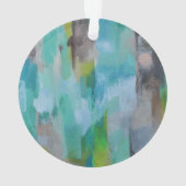 Ornement acrylique de lune d'argent (dos)