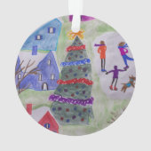 Ornement acrylique de Noël (dos)