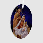 Ornement acrylique de Noël (devant)