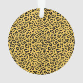Ornement acrylique de Noël léopard (dos)