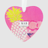 Ornement acrylique de plage (dos)