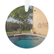 Ornement acrylique Delaney Ranch 2025