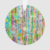 Ornement acrylique des jours ensoleillés (devant)