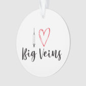 Ornement acrylique des veines infirmières, cercle (devant)