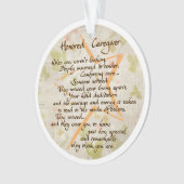 Ornement acrylique du professionnel honoré (devant)