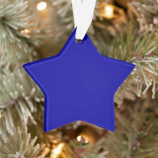 Ornement acrylique Earth Blue Star (Arbre)