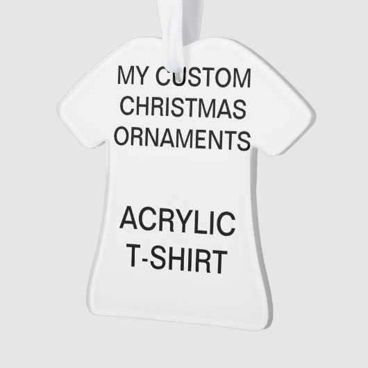 Ornement acrylique fait sur commande d'arbre de (devant)