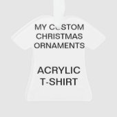 Ornement acrylique fait sur commande d'arbre de (devant)