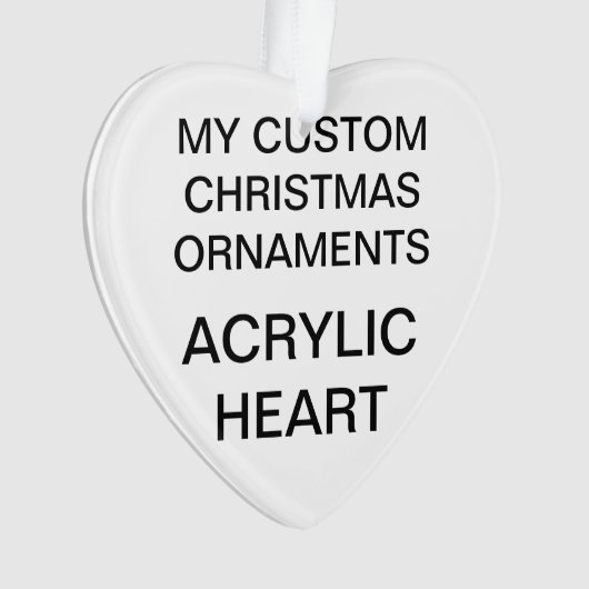 Ornement acrylique fait sur commande d'arbre de (devant)