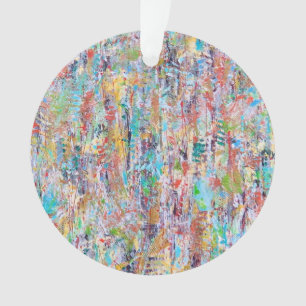 Ornement acrylique Feuille en chute