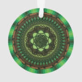 Ornement acrylique mandala de la Terre (dos)
