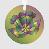 Ornement acrylique Mardi Gras Masque (dos)