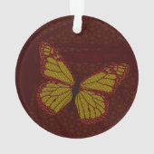 Ornement acrylique monarque chinois (dos)