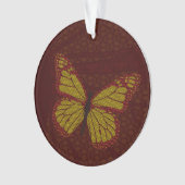 Ornement acrylique monarque chinois (devant)