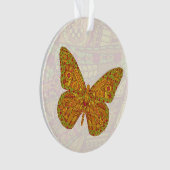 Ornement acrylique monarque indien (devant)