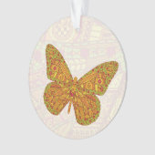 Ornement acrylique monarque indien (devant)