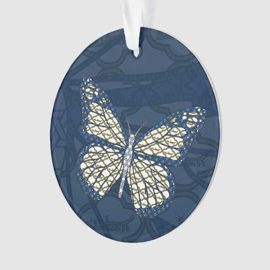 Ornement acrylique monarque juif (devant)