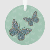 Ornement acrylique monarque marocain (dos)