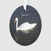 Ornement acrylique Mute Swan (devant)