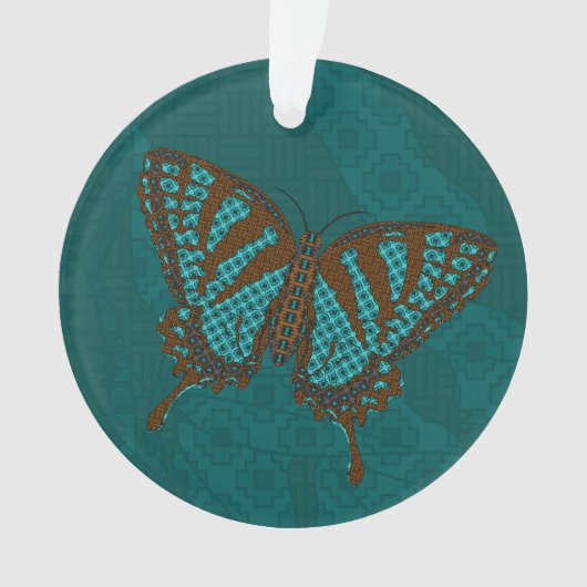 Ornement acrylique natif Swallowtail (devant)